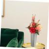 VOSAREA Garden Fence Pot Decorative Buckets Floral Vase Iron Flower Household Flower Shop Display view 3
