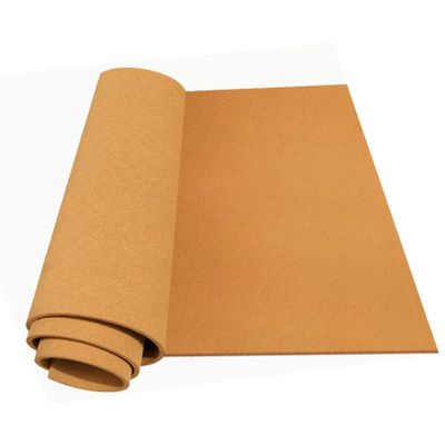 LYZLPHLL Natural Cork Board, Cork Rolls Large, Notice Boards for Home, Cork Floor Tiles, 1/3" 1/4" Thick, Drawer Liner, for Office Home School DIY (Color : Thick 6mm, Size : 0.8mx3m(2.6ftx9.8ft))