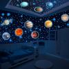 Glow in the Dark Stars and Planets, 534 Pcs Solar System Wall Decal (Blue) view 1