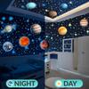 Glow in the Dark Stars and Planets, 534 Pcs Solar System Wall Decal (Blue) view 3