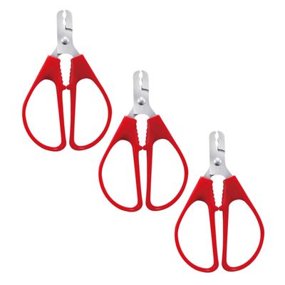 VINTORKY 3pcs Sunflower Nuts Plier Ergonomic Nut Cracking Tool for Easy Peeling of Pistachios Watermelon and Pine Stylish Portable Sheller for Effortless Opening