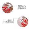 VINTORKY 3pcs Sunflower Nuts Plier Ergonomic Nut Cracking Tool for Easy Peeling of Pistachios Watermelon and Pine Stylish Portable Sheller for Effortless Opening view 2