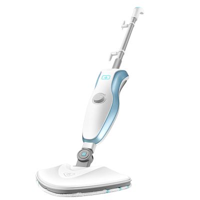 Blue Floor Steam Mop 1500W Power Handheld Vertical Floor Steam Cleaner Wireless Electronic Mop Handheld Mode