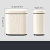 XUNTING Kitchen Garbage Can Induction Trash Can Household Smart Bathroom with Lid Fully Automatic Electric Light Luxury Paper Basket Room Decor (Color : A) view 2