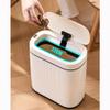 XUNTING Kitchen Garbage Can Induction Trash Can Household Smart Bathroom with Lid Fully Automatic Electric Light Luxury Paper Basket Room Decor (Color : A) view 3
