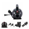 HOLIDYOYO 1set Electric Air Compressor Pump for Inflatable Gym Mats Boats and More Multi-Function High-Pressure Inflator Deflation Option Us view 2