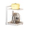 GIBZ Pots and Pans Organizers and Under Cabinet Storage Adjustable Pan Pot Lid Rack Organizer Under Sink for Kitchen view 1