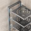 GIBZ Pots and Pans Organizers and Under Cabinet Storage Adjustable Pan Pot Lid Rack Organizer Under Sink for Kitchen view 4