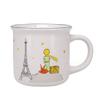 Kiub porcelain mug (The Little Prince with his suitcase, Fox and Eiffel Tower) view 1