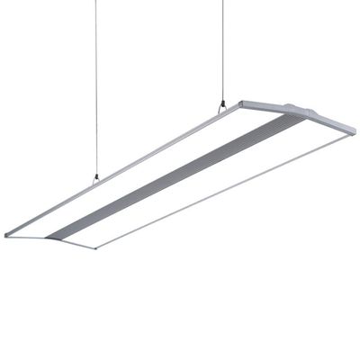 Simple LED Chandelier Panel Hanging Lamp 36W Modern Pendant Lamp White Light 6000K Height Adjustable Hanging Light Dining Table Office Dining Room Living Room Lamp L120CM *W30CM Ceiling Lamp Li ,penda