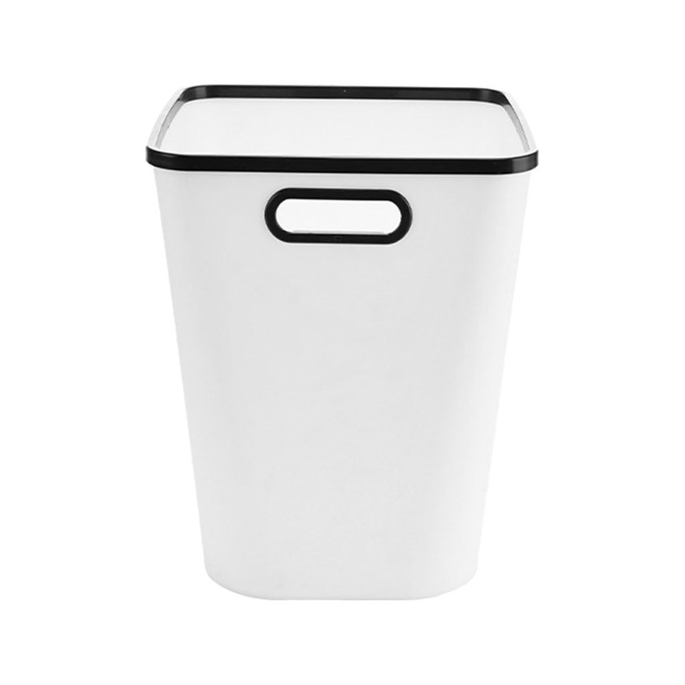 XUNTING Kitchen Garbage Can 12 Liter Trash Can for Household Large Kitchen Classification Toilet Bathroom Living Room Bedroom Office Simple Paper Bucket Room Decor