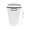 XUNTING Kitchen Garbage Can 12 Liter Trash Can for Household Large Kitchen Classification Toilet Bathroom Living Room Bedroom Office Simple Paper Bucket Room Decor view 2