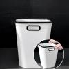 XUNTING Kitchen Garbage Can 12 Liter Trash Can for Household Large Kitchen Classification Toilet Bathroom Living Room Bedroom Office Simple Paper Bucket Room Decor view 4