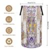 LNDDYTP Abstract Western Farm Lavender Laundry Basket Large Volume,Rustic Farmhouse Wood Board Spring Butterfly Floral Dirty Clothes Basket Hampers Storage for Dorm And Family 15.7W"" X27.2H"" view 2