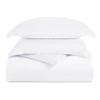 Superior Modal from Beechwood 400 Thread Count Duvet Cover Set, Silky Soft Cool Bedding Essentials, Sateen Weave, Set Includes 1 Duvet Cover with Button Closure, 2 Pillow Shams, Full/Queen, White view 1