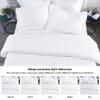 Superior Modal from Beechwood 400 Thread Count Duvet Cover Set, Silky Soft Cool Bedding Essentials, Sateen Weave, Set Includes 1 Duvet Cover with Button Closure, 2 Pillow Shams, Full/Queen, White view 3