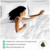 Superior Modal from Beechwood 400 Thread Count Duvet Cover Set, Silky Soft Cool Bedding Essentials, Sateen Weave, Set Includes 1 Duvet Cover with Button Closure, 2 Pillow Shams, Full/Queen, White view 4