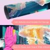 ZHANGYWFS Funny Bath Mat Bathroom Rug Ultra Absorbent Fast Dry Technical Cloth Fabric Sink Laundry Carpet Pad Rubber Bottom Big Rollable Flat New Gadgets Retro Women Jellyfish, Various 858, kjbdd-001 view 3