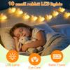 Ciieeo 1set Cartoon String Lights Lovely Rabbit Decoration Lighting Led Decorative Lamps for Easter Warm Lights for Ktv Bar and Mall Celebrations view 4