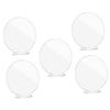 FUNOMOCYA Sturdy Acrylic Seating Place Cards Wedding Menu Holders Display Risers for Events view 1