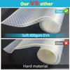 Bloss Refrigerator Liners Mats, Easy to Clean Fridge Liners, Refrigerator Liners for Glass Shelves Washable, Shelf Liners for Kitchen Cabinets(Grid,12" x 78") view 4