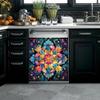 Bohemian Style Magnet Dishwasher Cover Mandala Flower Refrigerator Magnetic Decal Personality Sticker for Washers Fridge Panels Kitchen Decor Magnet 23x26inch view 4