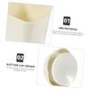 Ciieeo 2pcs Bathroom Wall Mount Suction Cup Rack Shower Organizer Toothbrush Holder Easy Install Sturdy view 3