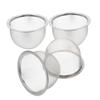 4pcs Tea Leak Sifter Teapot Kettle Tea Steeper Steel Tea Diffuser Tea Cup with Infuser Clear Mesh Tea Infuser Tea Mug Decaf Tea Bags Teapot Mesh Strainers Stainless Steel Silver view 1