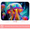 ZHANGYWFS Funny Bath Mat Bathroom Rug Super Absorbent Quick Dry Technical Cloth Fabric Toilet Restroom Carpet Pad Rubber Backed Fast Easy Clean Cute Indoor Products Multipurpose Boy Girl Jellyfish view 2
