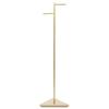 Industrial Tree Simple Design Gold Coat Rack w/ 2 Hooks&Triangular base for Clothes, Hat, Bag, Industrial Style For Home Office Hall Entryway. view 1