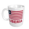 NUSDB Liberian Flag Porcelain Coffee Mugs, Classic Ceramic Cup For Tea Latte Cappuccino, White view 2