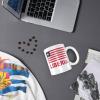 NUSDB Liberian Flag Porcelain Coffee Mugs, Classic Ceramic Cup For Tea Latte Cappuccino, White view 4