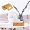 Ciieeo Tissue Box Storage Box Vintage Paper Holder Rattan Fruit Baskets Desk Top Organizer Shelf Makeup Vanities Reliable Tissue Case Tv Stands Tv Mounts Remote Control Pp Multifunction view 4