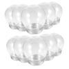 PRETYZOOM 10pcs Plastic Snow Globe Globes for Crafting for Christmas Parties and Home Decor Create Unique Ornaments view 1