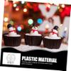 PRETYZOOM 10pcs Plastic Snow Globe Globes for Crafting for Christmas Parties and Home Decor Create Unique Ornaments view 3