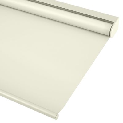 HOTSOON Blackout Roller Shades Cordless Color-Matched Roller Window Blinds Free-Stop Simple Style Thermal Insulated Roll Up Shades for Home Office Door, Beige, 49" W x 68" H