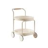 RENEESME Sofa Nordic Sofa Side Table for Living Room Trolley Side Table Coffee Table Small Apartment Coffee Table Storage Rack Sofas for Living Room view 1
