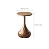 RENEESME Sofa Round Sofa Side Table American Living Room Bedroom Corner Table Modern Simple Round Table Bedside Table Sofas for Living Room view 2
