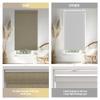 HOTSOON Blackout Roller Shades for Windows, Cordless Window Shades with Cassette Valance Cross Fabric, Roller Blinds with UV Protection Free Stop for Home Office, Brown, 62" W x 56" H view 2