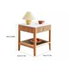 RENEESME Sofa Solid Wood Side Table Oak Slate Sofa Side Cabinet Living Room Small Coffee Table Nordic Modern Simple Corner Table Sofas for Living Room view 2