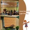 Bamboo Shades for Patio, Bamboo Window Blinds 11" 26" 31" 36" 42" 48" 53" 59" 64" 69" Bamboo Roll Up Blind for Balconies Laundry Kitchen Apartment Cordless, Cocoa(Size:49 in Width x 72 in High) view 2