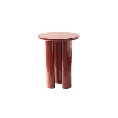 RENEESME Sofa Solid Wood Round Coffee Table Modern Small Apartment Sofa Corner Table Movable Side Table Simple Small Coffee Table Sofas for Living Room (Color : B, Size : 38 * 48cm)