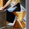 RENEESME Sofa Nordic Sofa Side Table Simple Coffee Table Art Modern Living Room Sofa Retro Style Small Table Snack Table Sofas for Living Room view 4