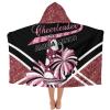 Eiis Unidesign Personalized Cheerleader Maroon Hooded Towel for Toddlers 5-12 Years Boys Girls Kids Bath Pool Beach Towel Wrap Soft Absorbent Beach Poncho view 1
