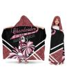 Eiis Unidesign Personalized Cheerleader Maroon Hooded Towel for Toddlers 5-12 Years Boys Girls Kids Bath Pool Beach Towel Wrap Soft Absorbent Beach Poncho view 4