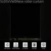 100% Blackout Roller Size Customization-Cordless Room Darkening Blinds,Door Shade with Thermal Insulated Bedroom Shades UV Rays Blocking,Custom Roller Curtains 33" Wx [Custom Height] Black view 3