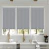 100% Blackout Roller Size Customization-Cordless Room Darkening Blinds,Door Shade with Thermal Insulated Bedroom Shades UV Rays Blocking,Custom Roller Curtains 36" Wx [Custom Height] Gray view 2