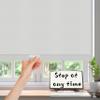 100% Blackout Roller Size Customization-Cordless Room Darkening Blinds,Door Shade with Thermal Insulated Bedroom Shades UV Rays Blocking,Custom Roller Curtains 36" Wx [Custom Height] Gray view 4