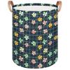 Tablerazzi Laundry Hamper Happy St Patrick's Day Large Collapsible Laundry Baskets Buffalo Check Plaid Clover Waterproof Clothes Hamper with Leather Handles for Bedroom, Bathroom, Dorm, Toys view 1