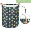 Tablerazzi Laundry Hamper Happy St Patrick's Day Large Collapsible Laundry Baskets Buffalo Check Plaid Clover Waterproof Clothes Hamper with Leather Handles for Bedroom, Bathroom, Dorm, Toys view 4